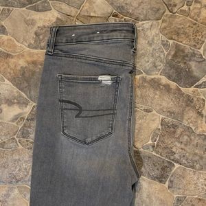 AE Gray Skinny Jeans